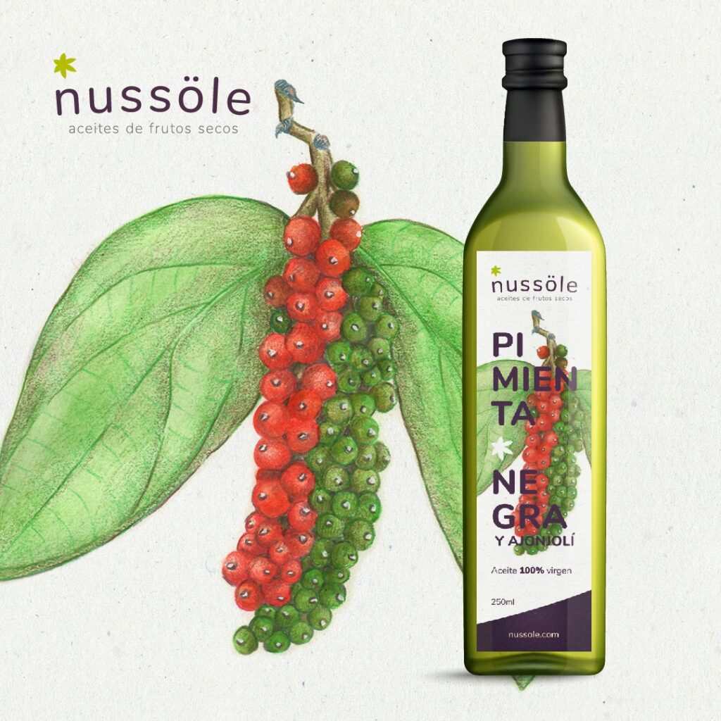 ILUSTRACION PIMIENTA NEGRA – Aceites Nussole